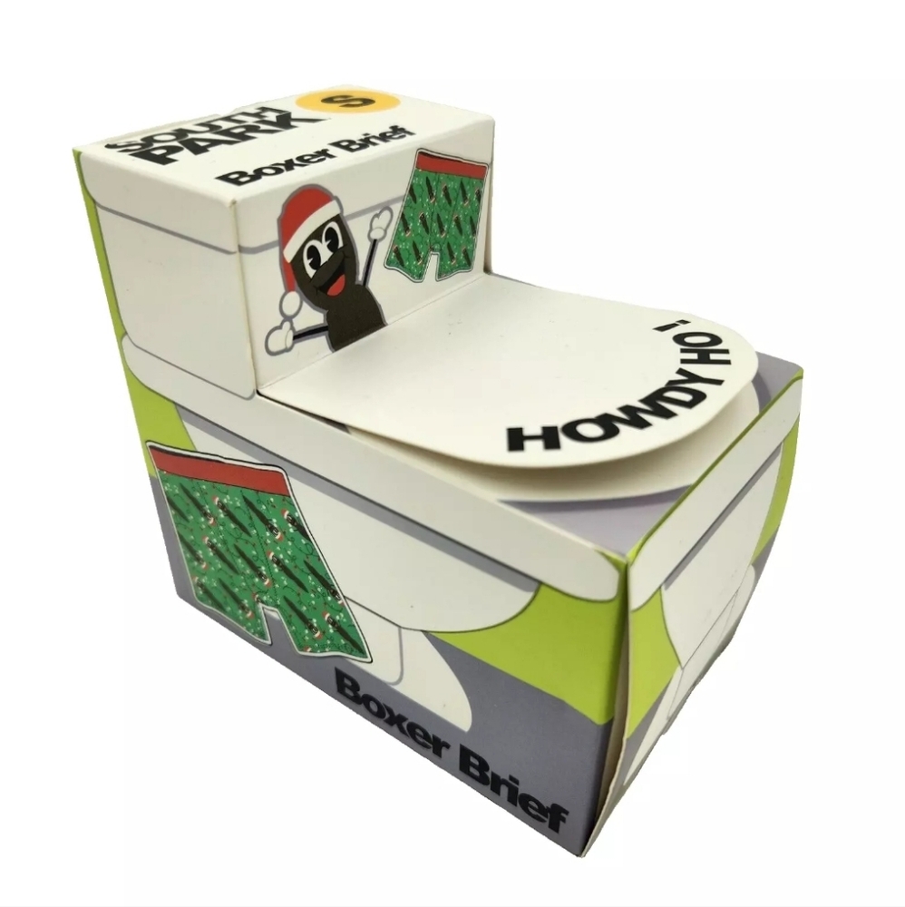 South Park Poo Boxer Briefs in Toilet Shaped Gift Box